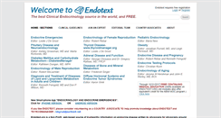 Desktop Screenshot of endotext.org