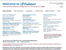 Tablet Screenshot of endotext.org